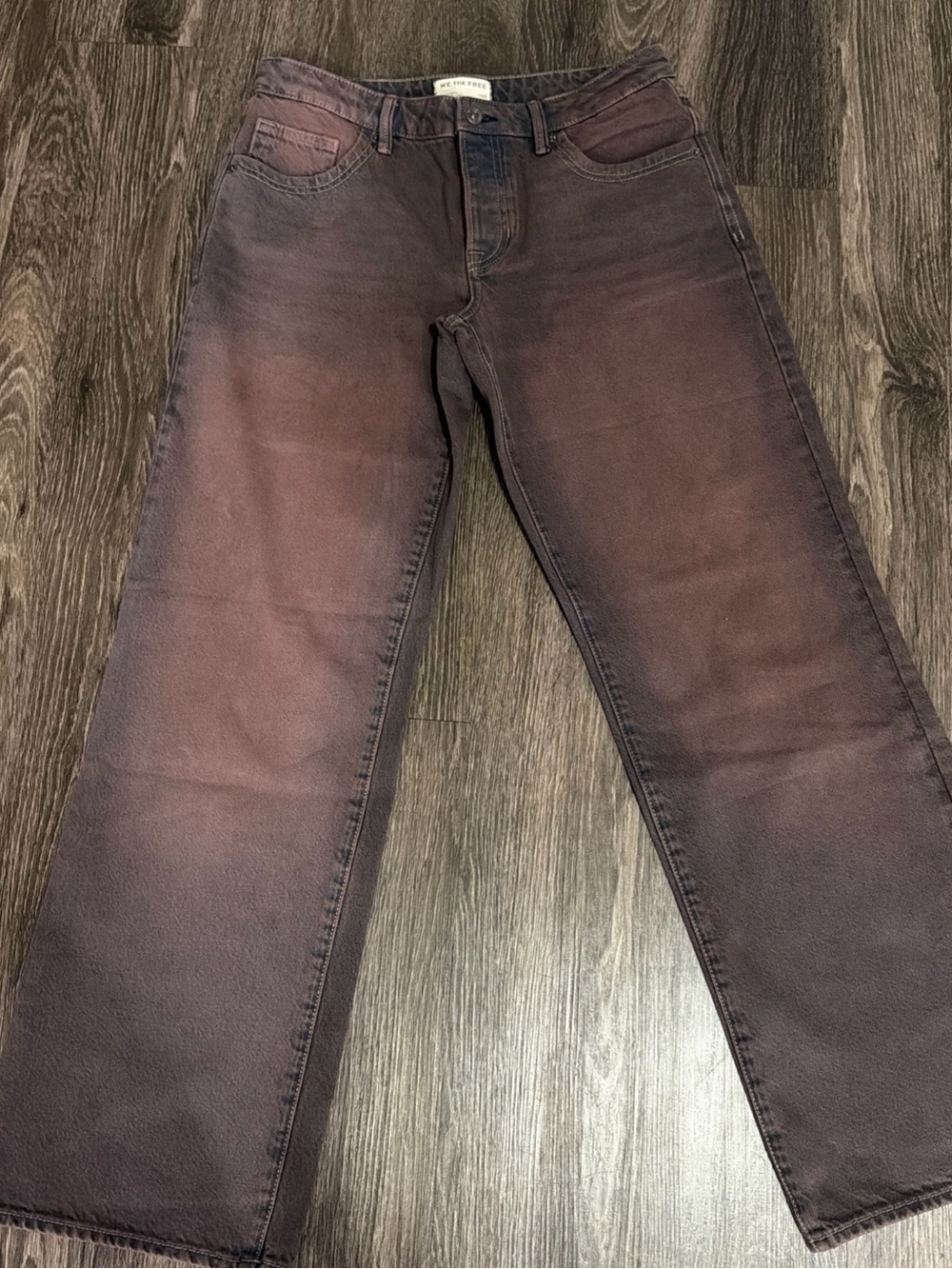 We the free wide leg jeans size 28